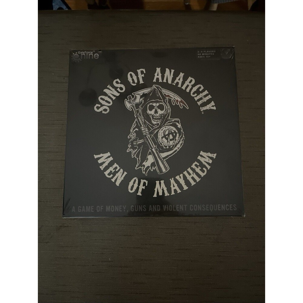New Sons of Anarchy : Boardgame: Men of Mayhem New in Sealed Package
